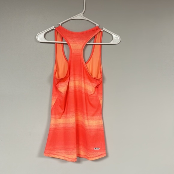 RBX Performance racerback tank top, orange stripes, S, Stretchy, great condition - Picture 3 of 9